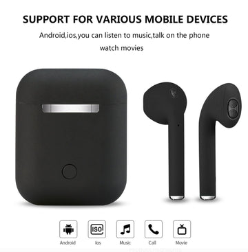 Orignal TWS i7s i12 ,pro Airpods with Super Sound & High Quality Touch Sensors True