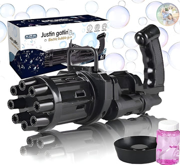 Massive Automatic Electric Bubble Machine Toys For Kids 8-Hole Bubble Machine Toys With Bubble liquid For Boys and Girls