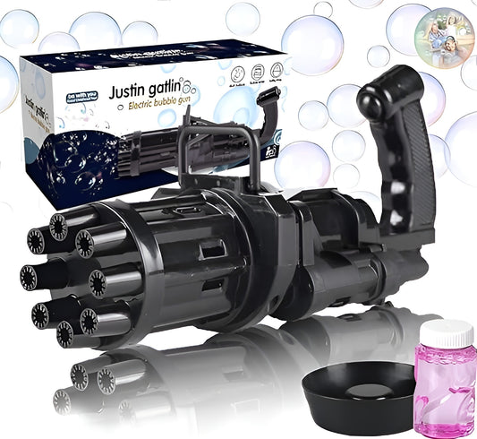 Massive Automatic Electric Bubble Machine Toys For Kids 8-Hole Bubble Machine Toys With Bubble liquid For Boys and Girls