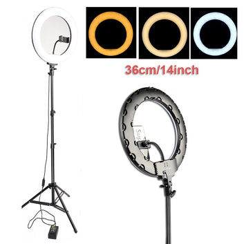 26cm Ring Light With Mobile Holder With 7Feet Tripod Stand in Three Different Mode Light