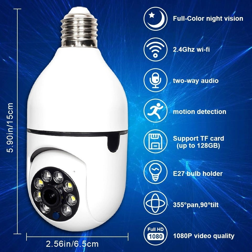 CCTV - 1080P Full HD CCTV Camera -CCTV Camera Wifi - Wifi Smart Camera - Wifi Camera -Home Security Camera - Smart Camera Wifi -